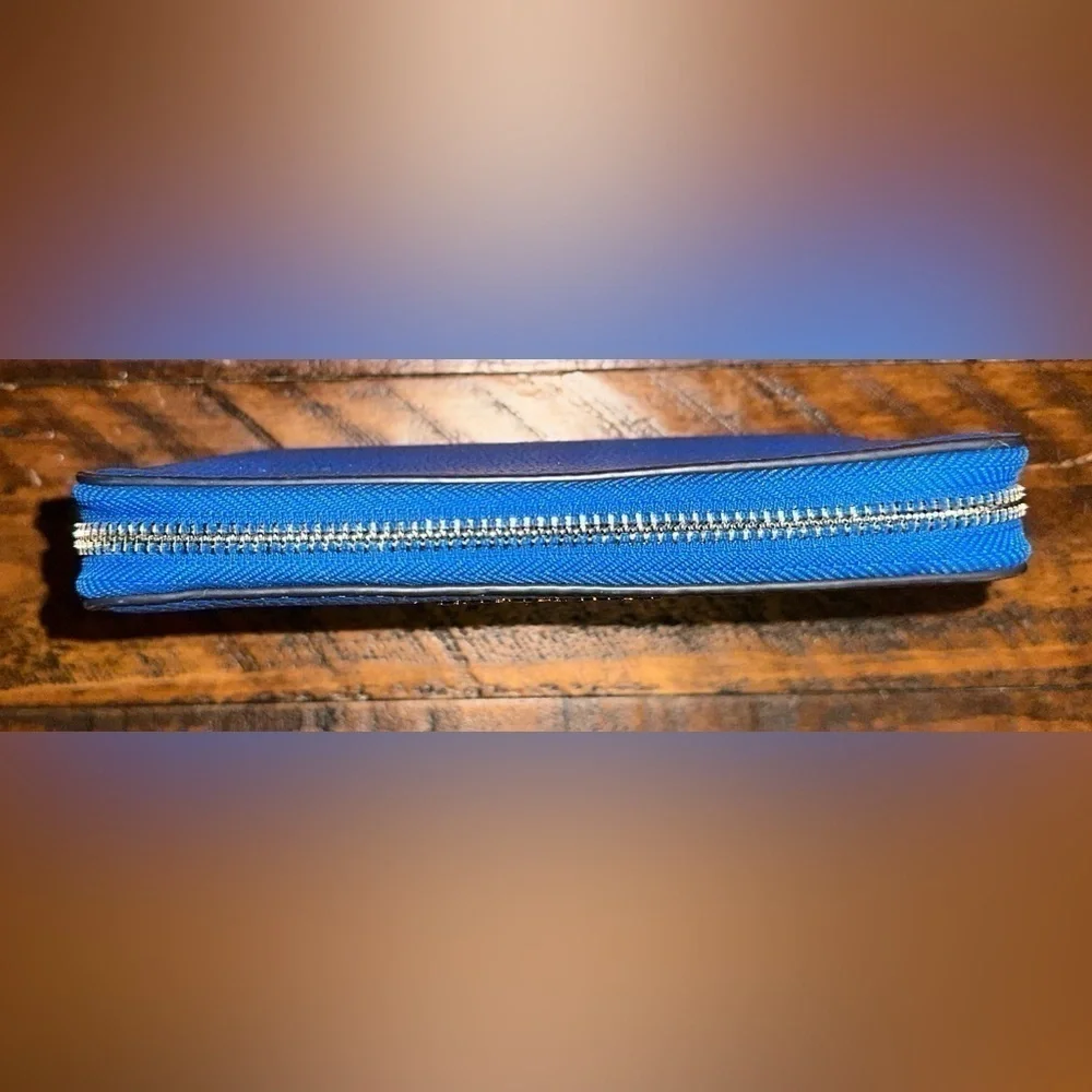 NWOT Michael Kors Royal Blue Leather Wallet